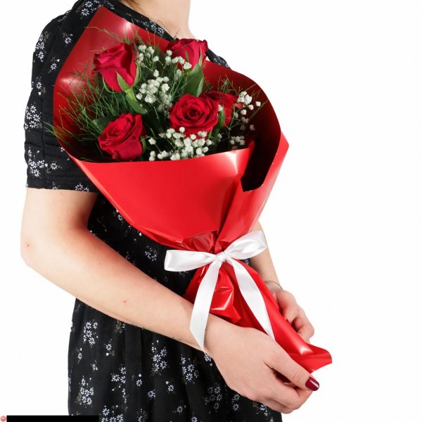 Çorlu Çiçekçi - 5 Gül Buketi